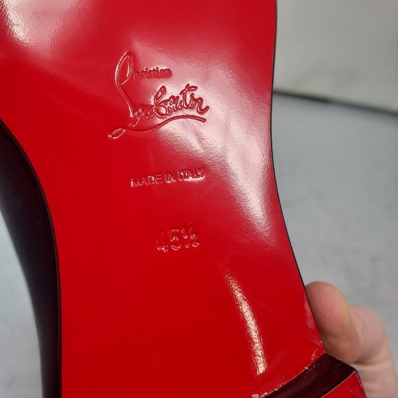 Christian Louboutin Greggo Black Lace-Up Leather Dress Shoe - Picture 6 of 13